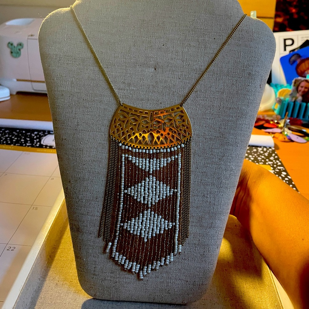 Stella and Dot fringe necklace!